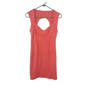 Topshop | Neon Orange Dress